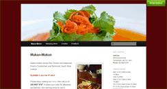 Desktop Screenshot of makanmakan.co.uk